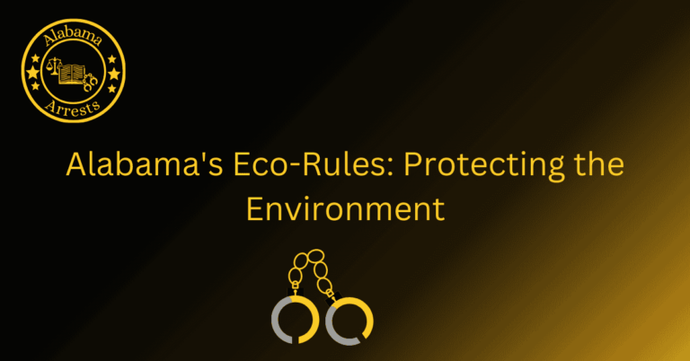 Alabama's Eco-Rules: Protecting the Environment